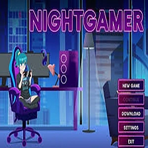 Night Gamer Girl Game Cover